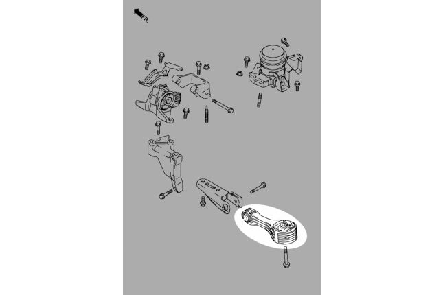 HARDEN ENGINE MOUNT SUZUKI VITARA 15- HRQ0812