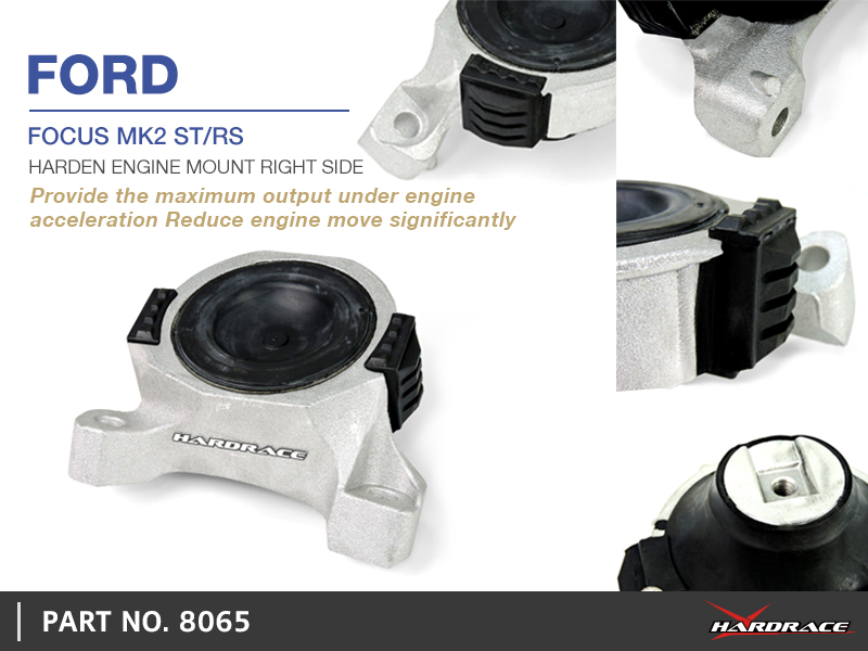 FORD FOCUS MK2 ST / RS hard ENGINE MOUNT, RH - 1PCS / SET