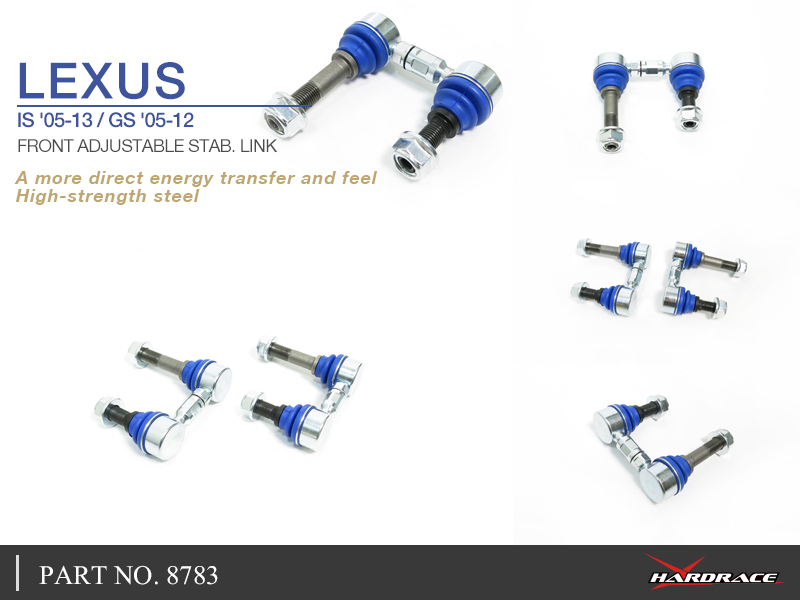 LEXUS IS \'05 -13 / GS \'05 -12 Verstelbare STAB. LINK 2PCS / SET