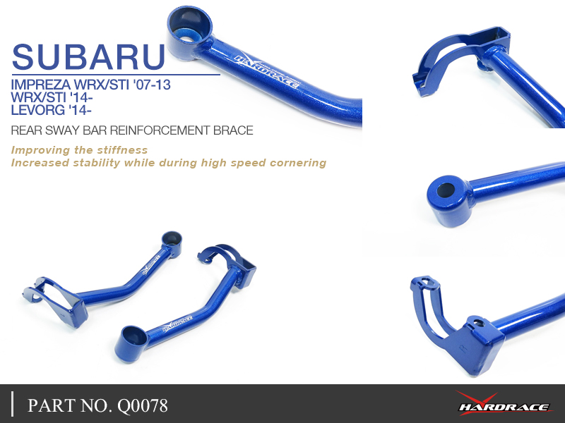 SUBARU WRX / STI '14 - / IMPREZA WRX / STI '07 -13 / LEVORG '14 - achter SWAY staafwapening beugel - 2PCS / SET
