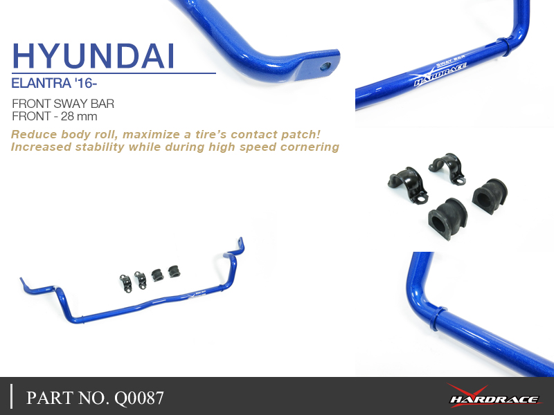 HYUNDAI ELANTRA '16 - front stabilizer bar, 28MM - 5PCS / SET