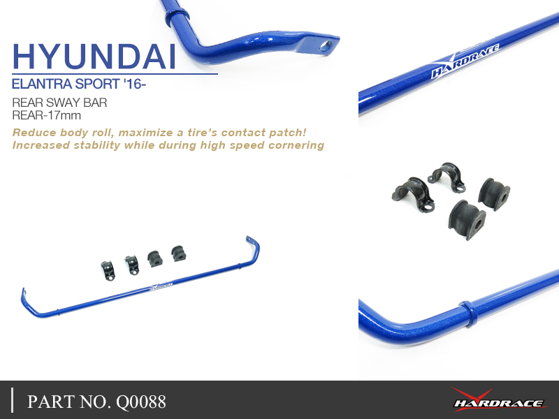 HYUNDAI ELANTRA SPORT '16 - rear stabilizer bar, 17MM - 5PCS / SET