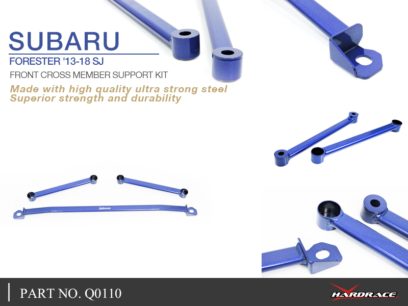 Subaru Forester '13 -18 SJ Front Cross Member SUPPORT Kit - 3PCS/SET