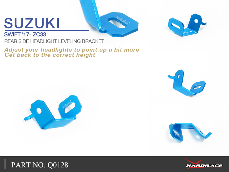 SUZUKI SWIFT '17 - ZC33 achterKANT lichtveldregeling BRACKET - 1PCS / SET