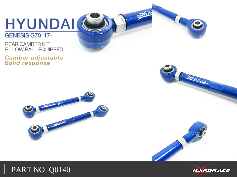 GENESIS G70 '17 - / KIA STINGER '18 - rear camber kit (ball bearing) - 2PCS / SET