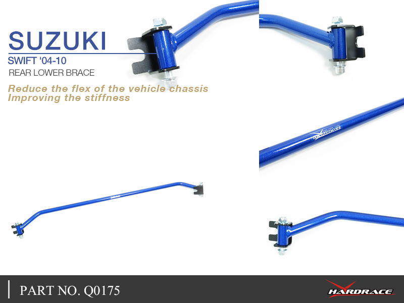 SUZUKI SWIFT '04 -10 achterste onderste beugel - 1PCS / SET