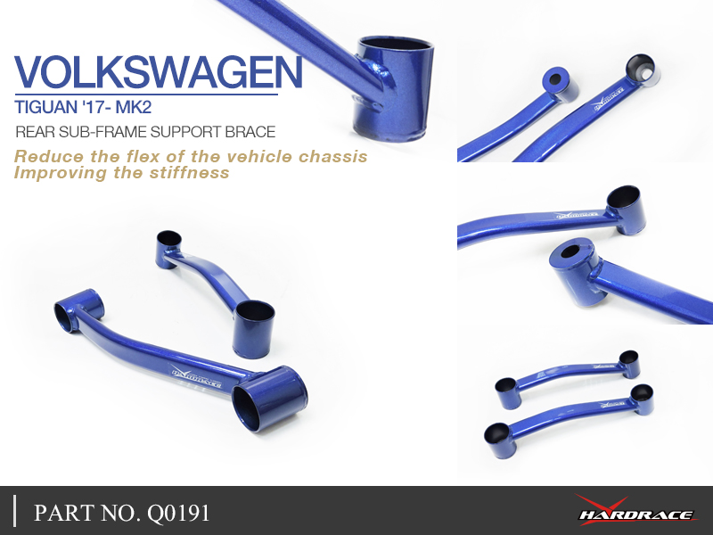 VOLKSWAGEN TIGUAN \'17 - MK2 achter SUBFRAME beugel - 2PCS / SET