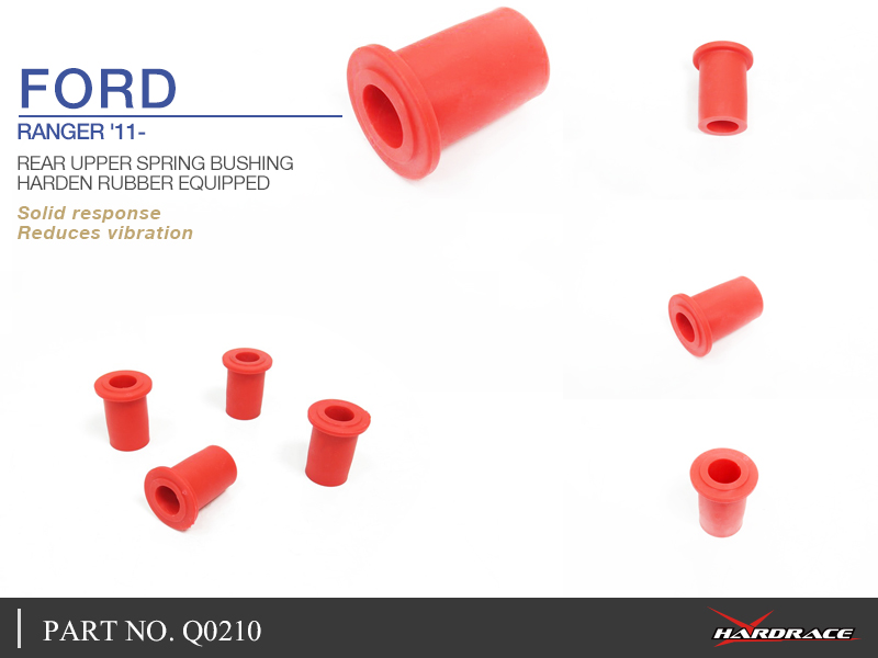 Ford Ranger '11 - achter boven SPRING bus (hard rubber) - 4PCS / SET