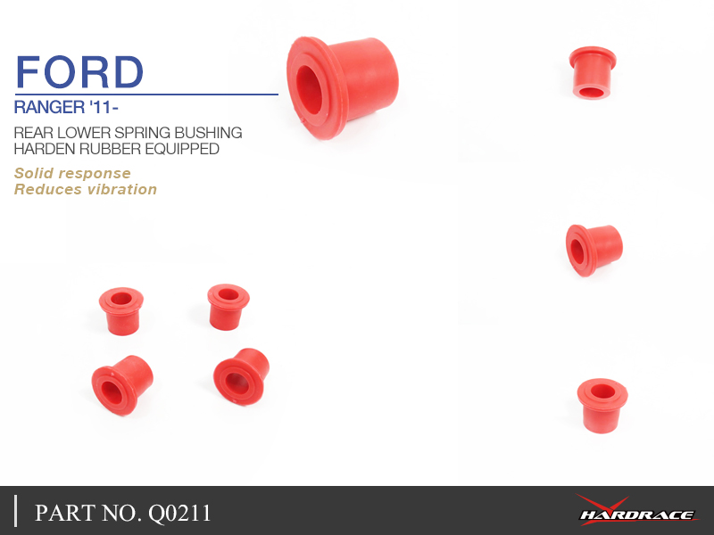 Ford Ranger '11 - Rear Under SPRING Bush (Hard Rubber) - 4PCS/SET