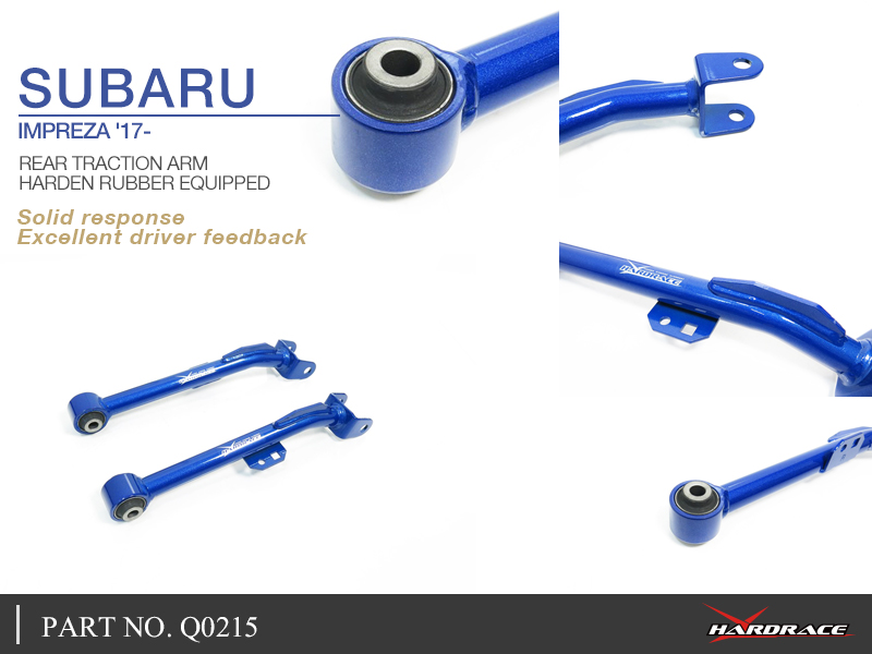 Subaru Impreza \'17 - tractie draagarm (hard rubber) - 2PCS / SET
