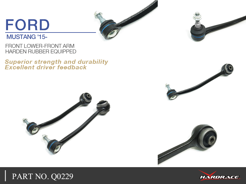Ford Mustang '15 - Front Lower Control Arm (Hard Rubber) 2PCS/SET