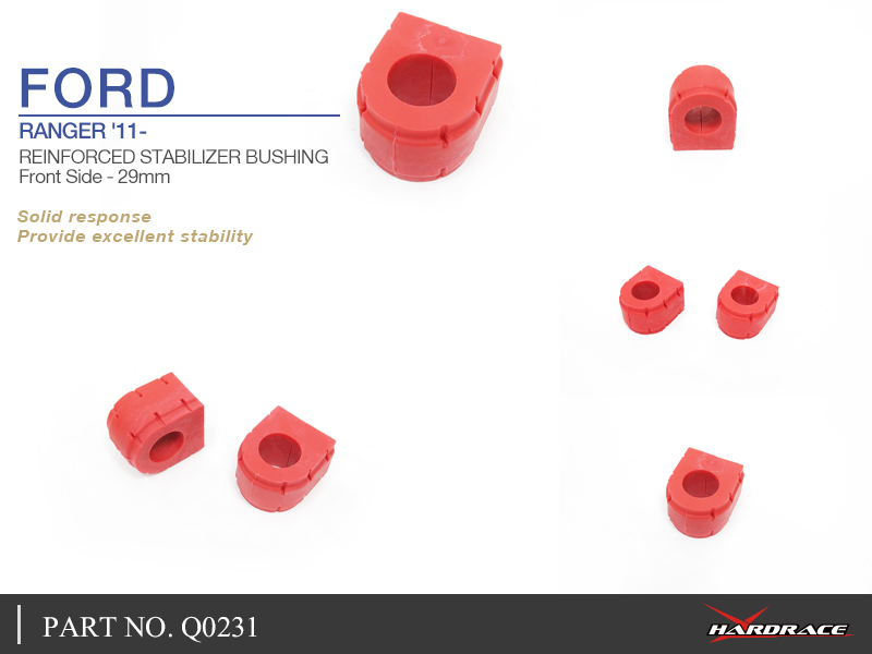 Ford Ranger '11 - Reinforced STABILIZER Bushings-Front 29MM- 2PCS/SET