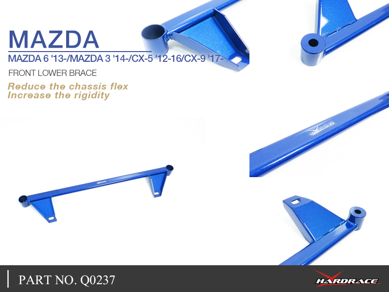 Mazda 6 '13 - / Mazda 3 '14 - / CX-5 '12 -16 / CX-9 '17 - for under bracket - 1PCS / SET