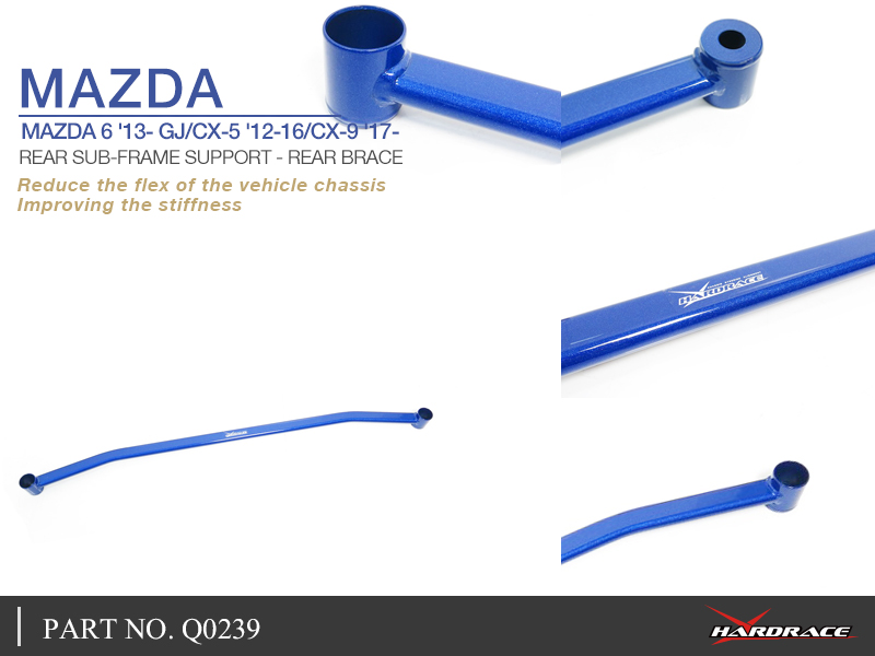 Mazda 6 '13 - GJ / CX-5 '12 -16 / CX-9 '17 - rear SUBFRAME SUPPORT - rear bracket - 1PCS / SET