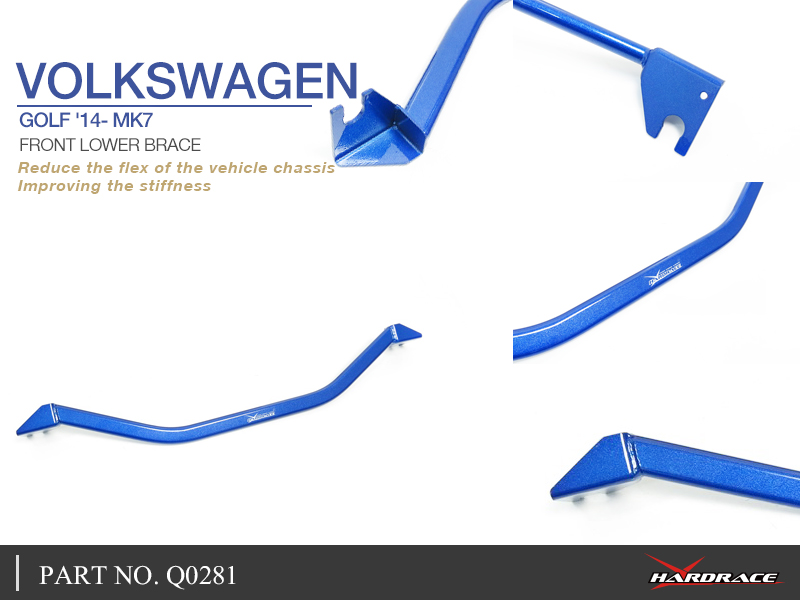 VOLKSWAGEN GOLF \'14 - MK7 voor onder beugel - 1PCS / SET