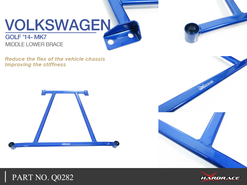 VOLKSWAGEN GOLF '14 - MK7 MID LOW BRACKET - 1PCS / SET