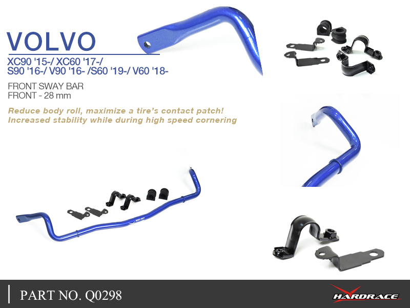VOLVO XC90 '15 - / XC60 '17 - / S90 '16 - / V90 '16 - / S60 '19 - / V60 '18 - voor stabilisatorstang 28MM - 7PCS / SET