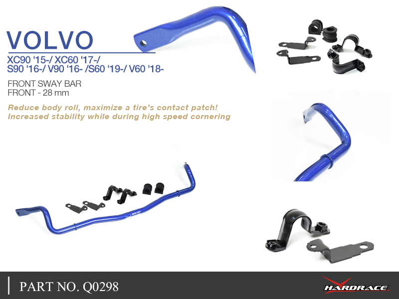 VOLVO XC90 '15 - / XC60 '17 - / S90 '16 - / V90 '16 - / S60 '19 - / V60 '18 - for stabilizer bar 28MM - 7PCS / SET
