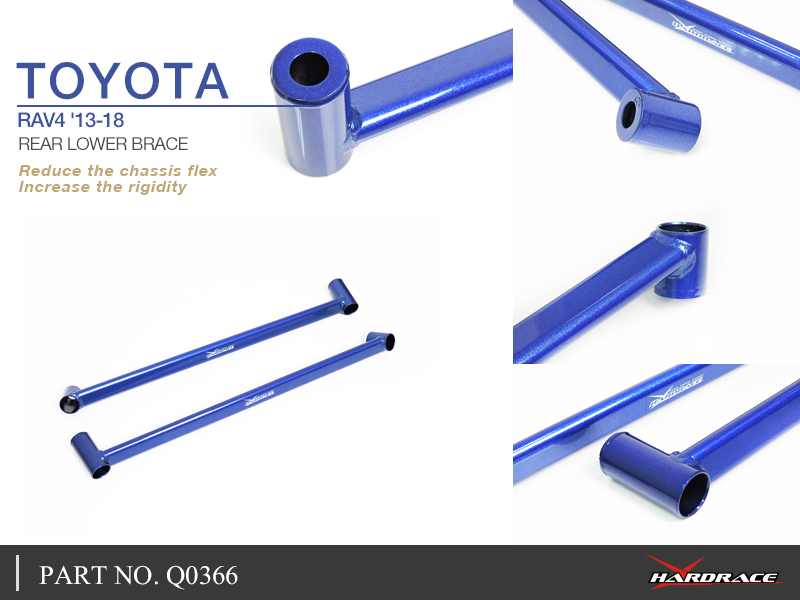 Toyota RAV4 '13 -18 achterste onderste beugel - 2PCS / SET