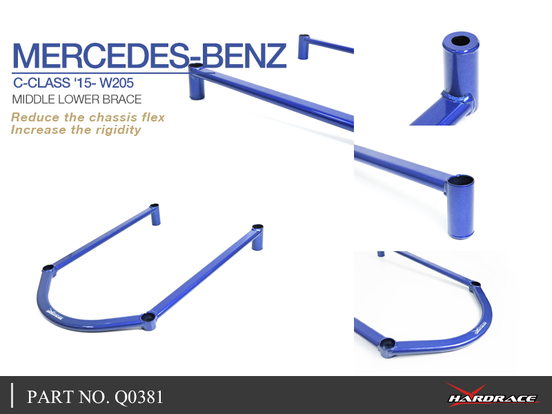 Mercedes-Benz C-Class '15 - W205 MID LOW BRACKET - 1PCS/SET