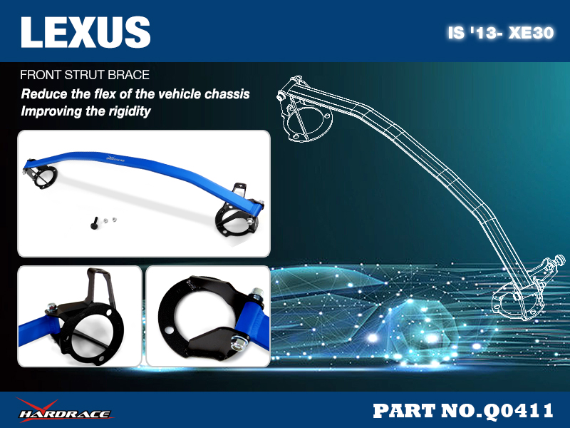 LEXUS IS \'13 - XE30 voor veerpootbrug - 1PCS / SET BREAK CYLINDER STOPPER FUNCTIE