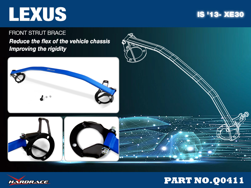 LEXUS IS '13 - XE30 voor veerpootbrug - 1PCS / SET BREAK CYLINDER STOPPER FUNCTIE