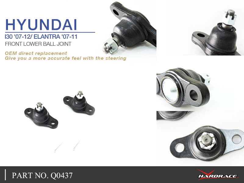 Hyundai i30 '07 -12 / ELANTRA '07 -11 Front Lower BALL JOINT - 2PCS / SET