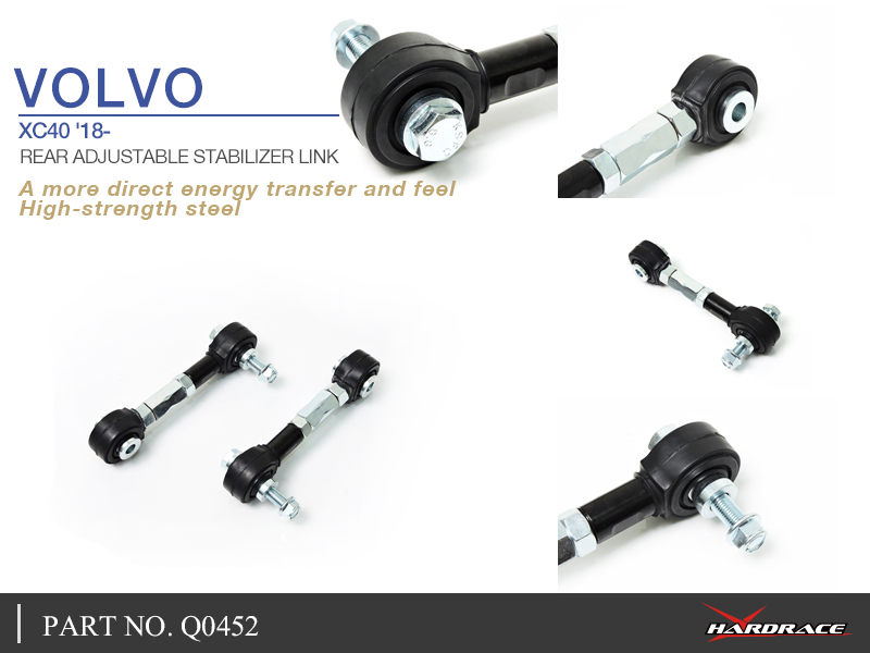 VOLVO XC40 '18 - achter REGELBARE STABILISATOR LINK - 2PCS / SET