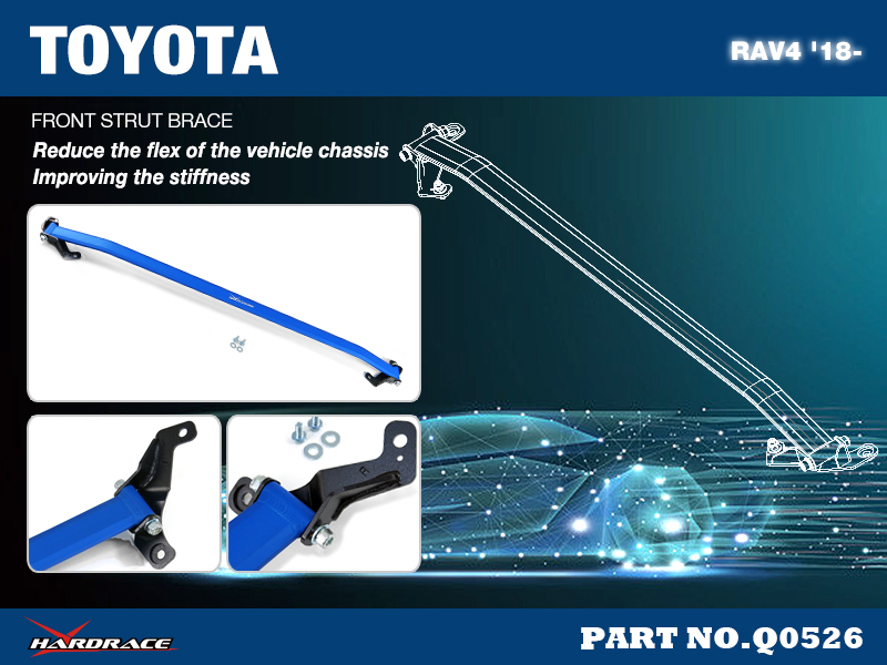 TOYOTA RAV4 '18 - voor veerpootbrug - 1PCS / SET
