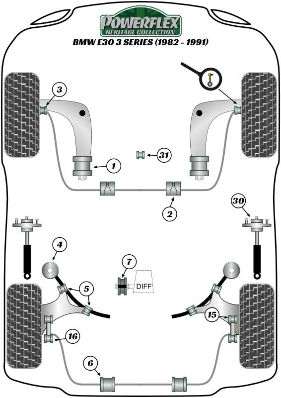 Universele Jack Pad-adapter 3 Series, 5 Series, 6 Series, Jack Pads, straat