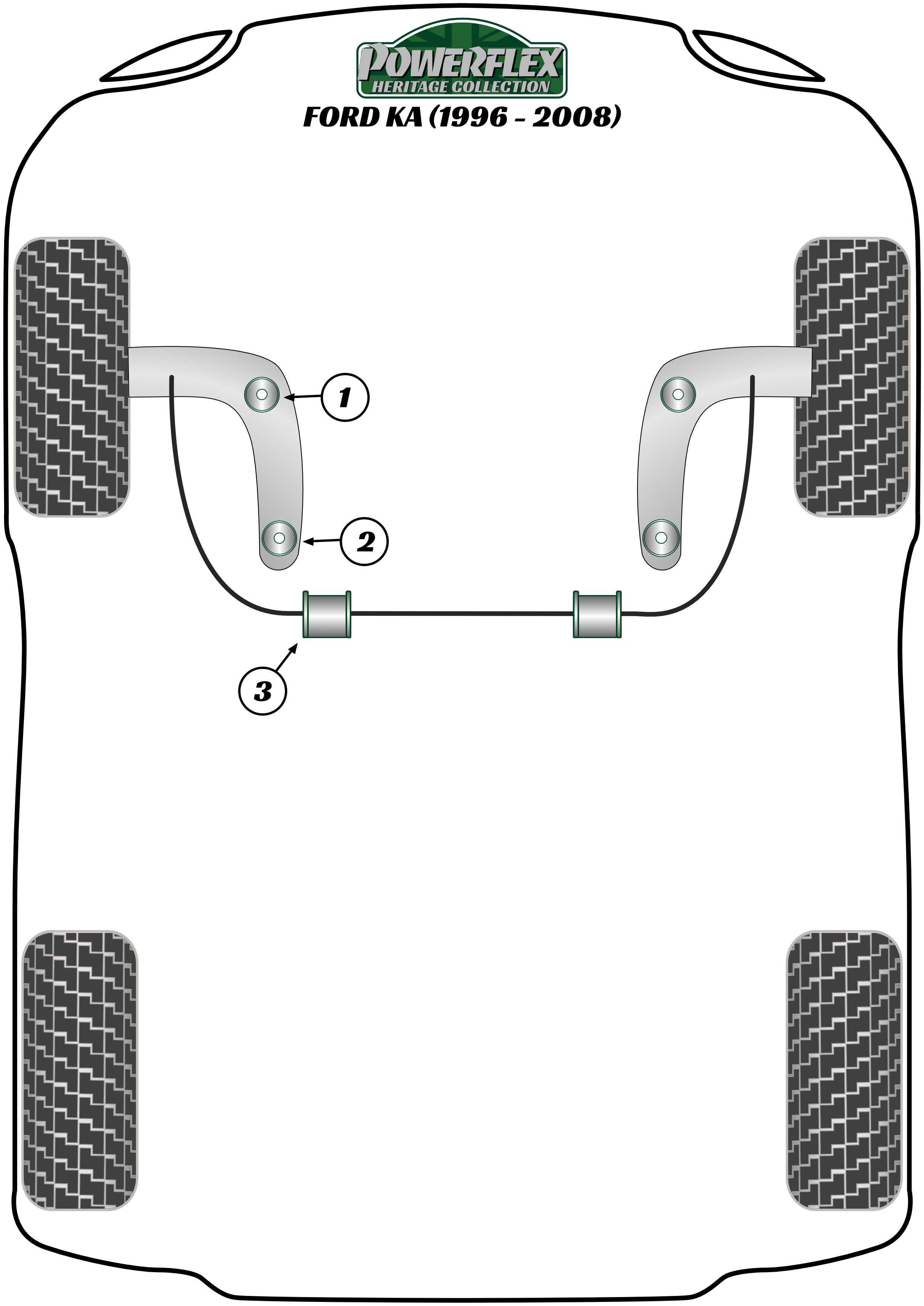 Gearbox Mount Insert KA Models, road