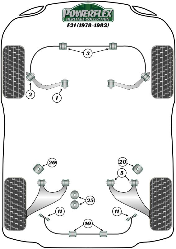 Front Arm Outer Bush 3 Series, road