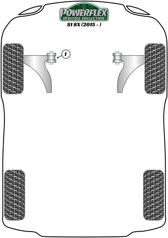 Rear Lower Track Rod Outer Bush A1 / S1, A3 / S3 / RS3, Q2, Q3 / RSQ3, TT Models, Ateca, Cupra Formentor (2020 on), Leon Models, Karoq, Kodiaq, Octavia, Superb Models, Arteon, Golf, Jetta Models, Passat Models, T-Roc, road