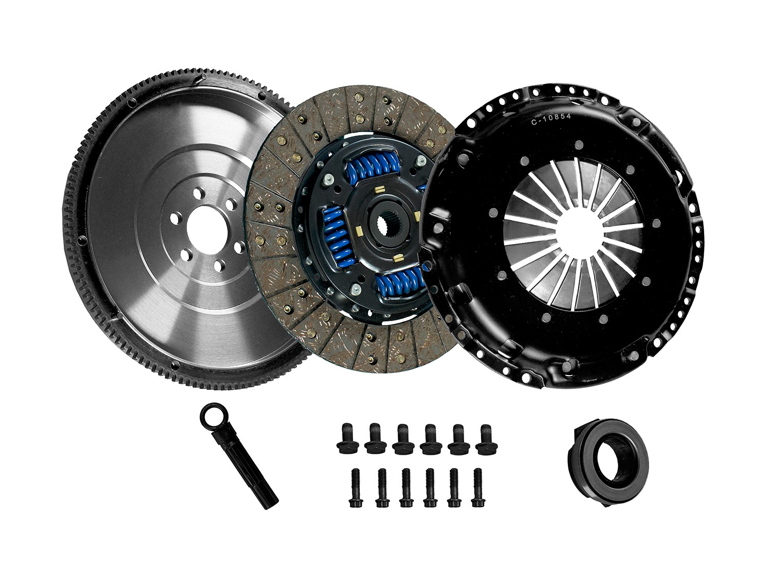 CLUTCH KIT - STOCK STYLE W/ FLYWHEEL Audi A3, TT, Seat Cordoba, Ibiza, Skoda Octavia, VW Beetle, Bora, Corrado, Golf IV, Polo 1.8T, 1.8T quattro, 1.8G60, 2.0i