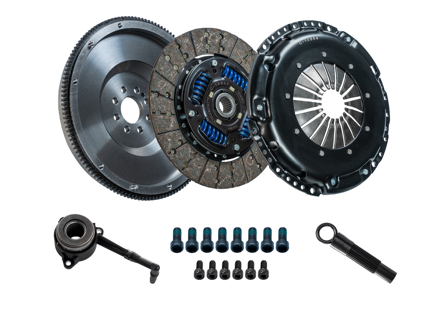 CLUTCH KIT - STOCK STYLE W/ FLYWHEEL Audi A3, TT, Seat Cordoba, Ibiza, Leon, Skoda Octavia, VW Beetle, Bora, Corrado, Golf 