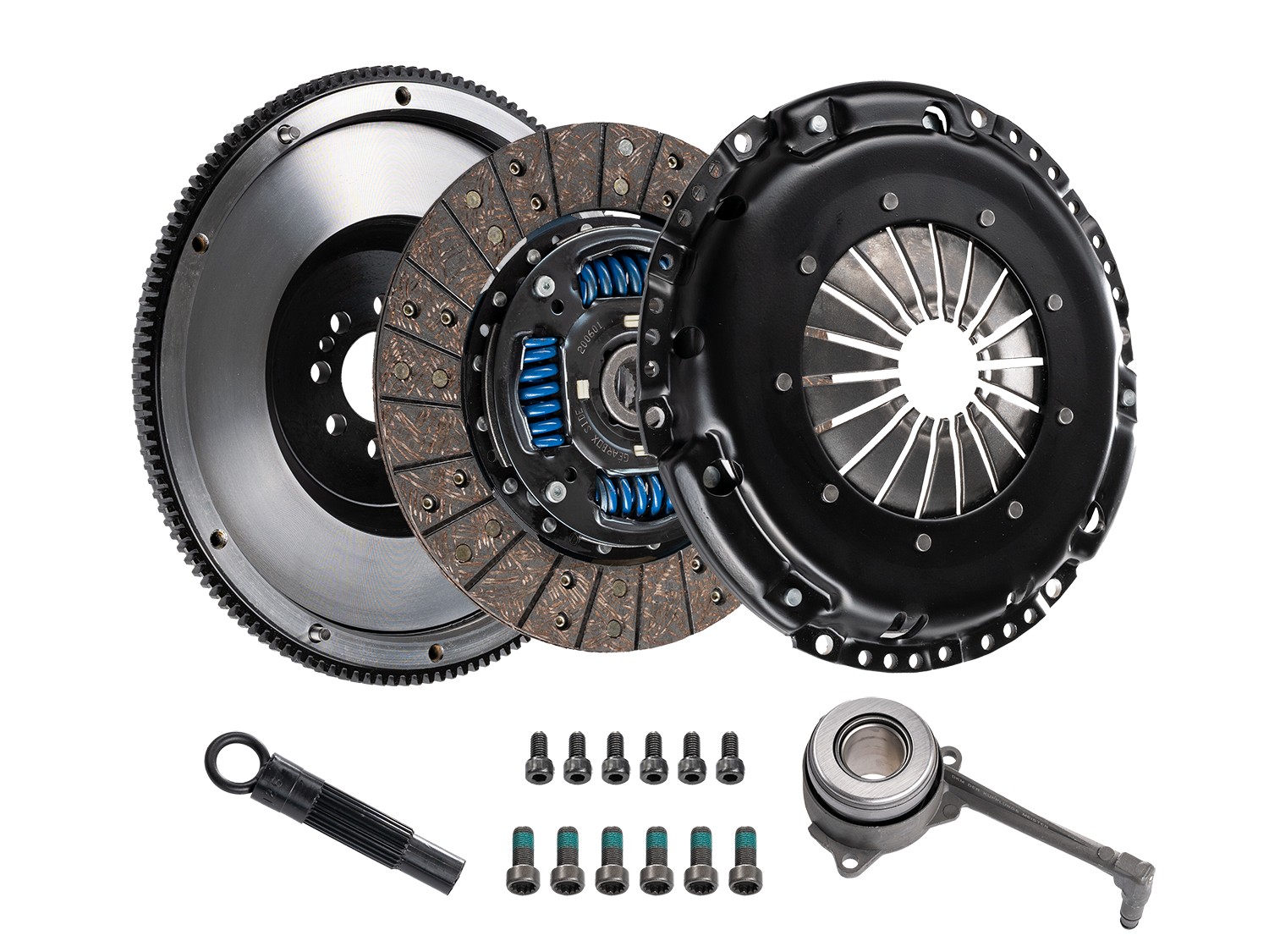 CLUTCH KIT - PERFORMANCE ORGANIC W/ FLYW Audi A3, TT, Seat Cordoba, Ibiza, Leon, Skoda Octavia, VW Beetle, Bora, Corrado, Golf 