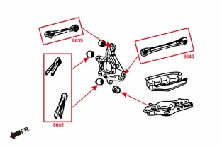 Achter spoor verstel arm Mk6 Camaro