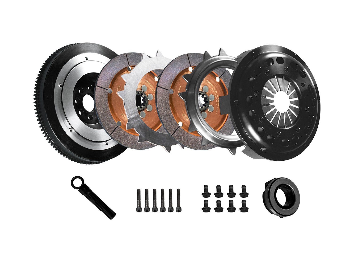 DKM MR Twin Plate Clutch Kit BMW M50-M54 met zf/getrag 10-spie versnellingsbakken.