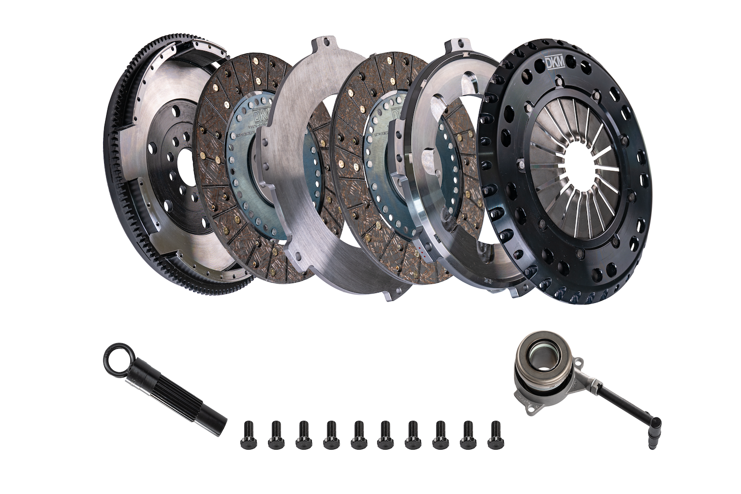 DKM MS Twin Plate Clutch Kit Audi TT 8N 3.2 VR6 VW Golf IV R32 4-Motion