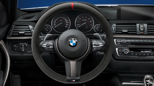 BMW M Performance Steering Wheel, Alcantara/Carbon
