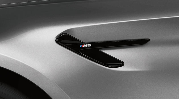 BMW M Performance Decorative elements on the front and side, High-gloss Black