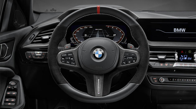 BMW M Performance Steering Wheel Cover, Carbon Fiber / Alcantara