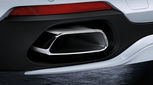 BMW M Performance exhaust tailpipe chromed