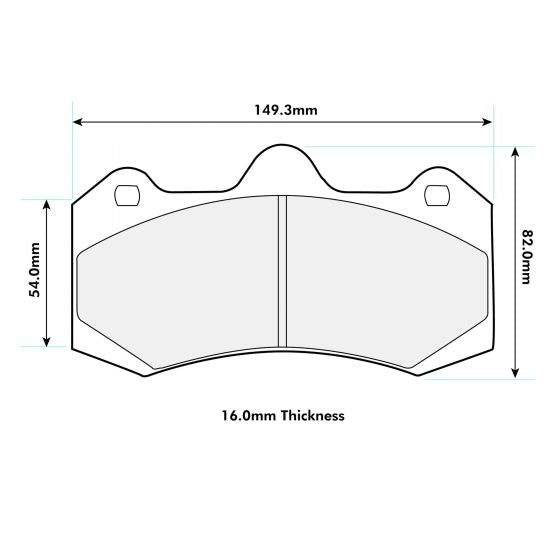 AP remklauw CP7040 AP Cross ref CP7040D54 8618PR