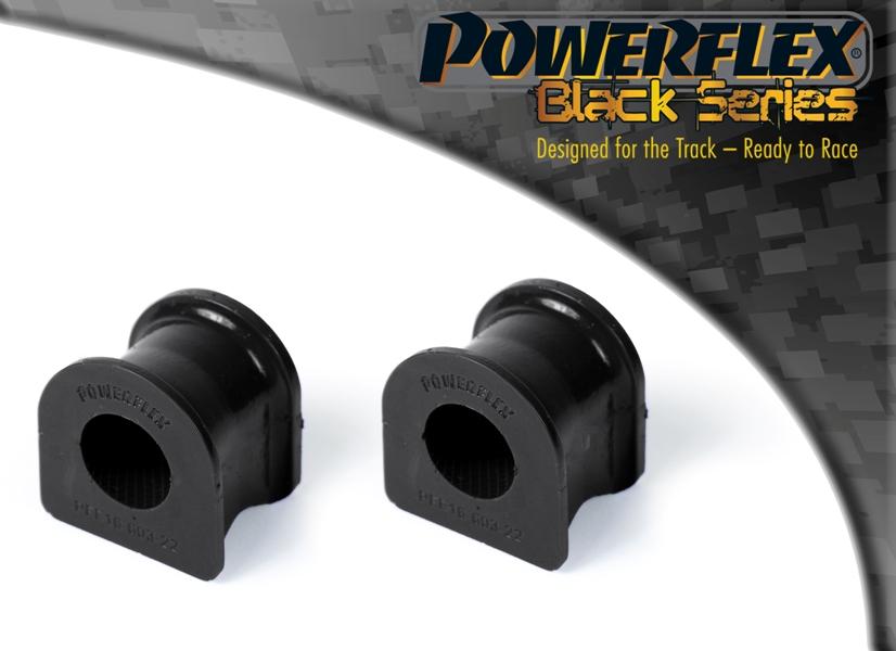 Front Anti Roll Bar To Chassis Bush 22mm Punto, Dedra inc Integrale, Delta 1.4-2.0, black