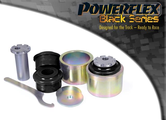 Front Lower Radius Arm to Chassis Bush Caster Adjustable A4 / S4 / RS4, A5 / S5 / RS5, Q5 / SQ5, black