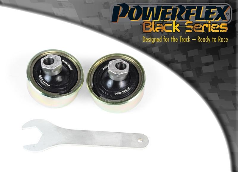 Front Wishbone Rear Bush Anti-Lift & Caster Adjustable Lancer Evolution VII, VIII & IX inc 260, black