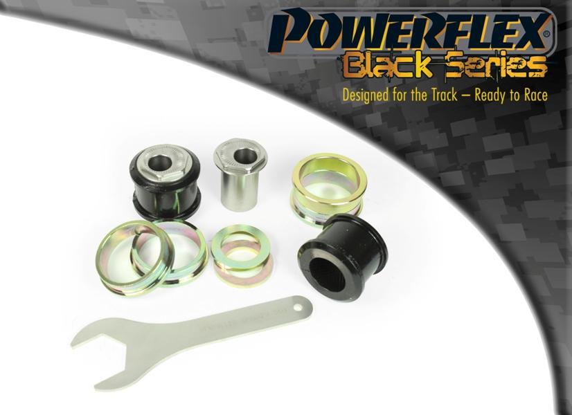 Front Arm Front Bush Camber Adjustable Megane Models, black