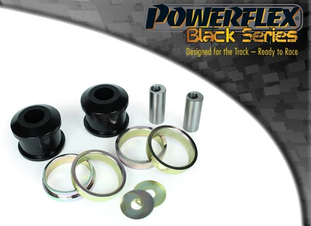 Front Arm Rear Bush Caster Offset Megane Models, black