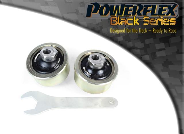 Front Wishbone Rear Bush Caster Adjustable MiTo, Linea (2006-on), Punto, Adam, Corsa Models, black